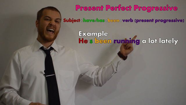 The Present Perfect Progressive tense in English смотреть онлайн