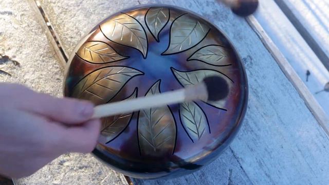 10" Steel tongue drum Leaf Fall смотреть онлайн