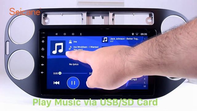 Android 6.0 2010-2015 VW Volkswagen Tiguan Radio GPS Navigation Head Unit with Bluetooth Music смотреть онлайн
