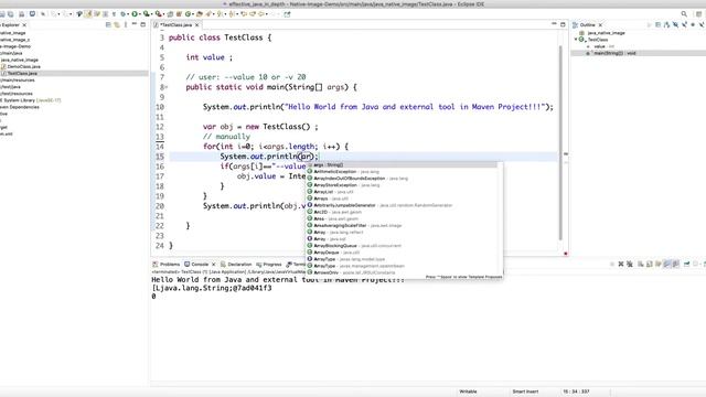 GraalVM Native-Image in depth -- Part 33: Java Command-Line Arguments смотреть онлайн