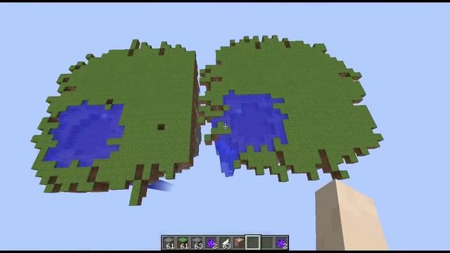 Горы и Летающие острова в Minecraft без модов!