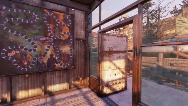 Fallout 76 - Raider roadblock and railway C.A.M.P смотреть онлайн