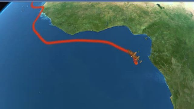 Маршрут подорожі Бартоломео Діаш 1487 - 1488 р. смотреть онлайн
