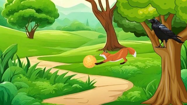 Clever Fox And Wise Old Crow I Hindi Kahaniya I Chalak Lomari-Kalu Kauwa смотреть онлайн