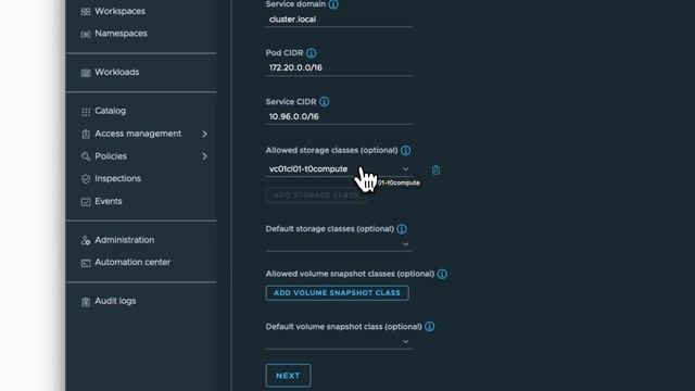Deploy Kubernetes clusters, using the UI in Tanzu Mission Control (TMC) смотреть онлайн