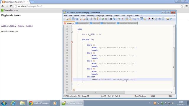 028 Utilização da função Header para redirecionar páginas смотреть онлайн