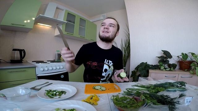 САЛАТ ИЗ ОДУВАНЧИКОВ | ПРИГОТОВИЛ БЮДЖЕТНО И ВКУСНО | JackVann SHOW смотреть онлайн