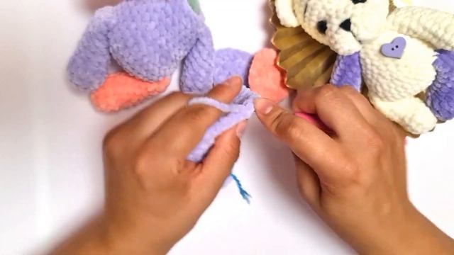 МК|ЧАСТЬ 2| по вязанию собачки|щенка амигуруми|игрушка крючком|Описание вязания| цельновязаная плюш смотреть онлайн