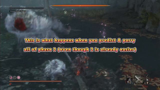 Sekiro | Guardian Ape | Parry Focus | No Damage смотреть онлайн
