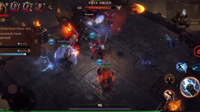 Vault Raid Diablo Immortal - Monk, Crusader, Demon Hunter, Necromancer смотреть онлайн