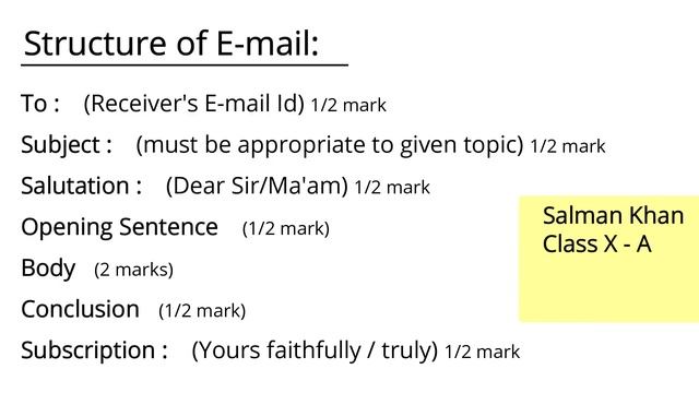Email Writing (Format + Sample) | English | ICSE | How to Write an Email | Grammar | English For Al смотреть онлайн