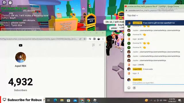 PLS DONATE LIVE GIVEAWAY ROBUX TO SUBSCRIBERS AND RAISING | ROBLOX Live Stream Donating in PLS … смотреть онлайн