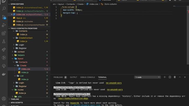 Semantic UI React Tutorial. (Creating the Contact Form) Fully featured React Project Tutorial #15 смотреть онлайн