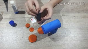 Поделки с детьми из втулок. Простые детские поделки из подручных материалов.