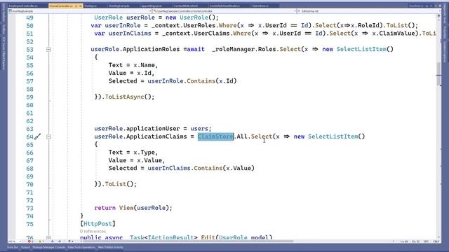 ASP.NET CORE Tutorial For Beginners 55 - Add and Remove User Claims смотреть онлайн