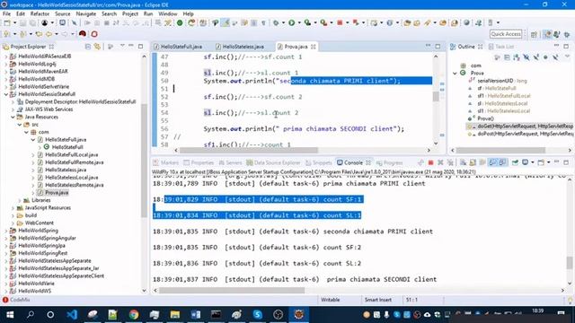 ejb statefull bean esempio - TUTORIAL JAVA ENTERPRISE смотреть онлайн