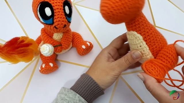 BABY CHARMANDER - Continuação | Tutorial Amigurumi | Parte #2 смотреть онлайн