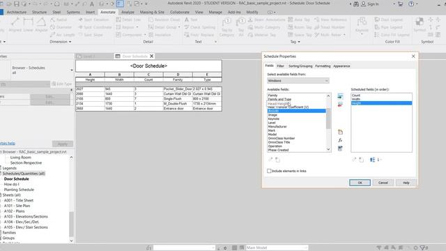 Tags in Revit | Doors | Windows | Rooms |Exporting Schedule from Revit to Excel #interdes смотреть онлайн