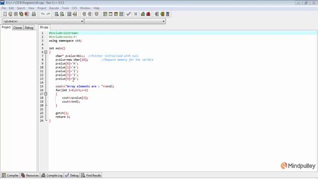 156 Dynamic memory allocation for arrays - C++ LANGUAGE HINDI смотреть онлайн