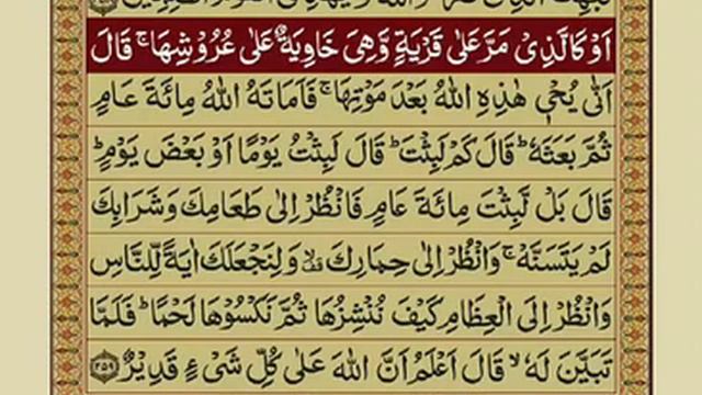 Al-Quran: #Surah Baqarah (02) #Verses/Ayats (257-259 ) #Juz (Para) 2 смотреть онлайн