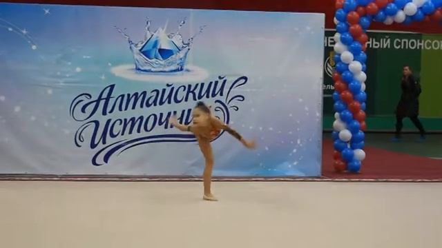 Аргунова Анастасия 2004г ноябрь 2014г Праздник спорта турнир по художественной гимнастике. смотреть онлайн