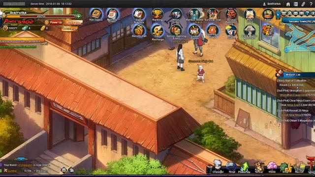 |Naruto Online|Билд на ГГ МОЛНИИ #2