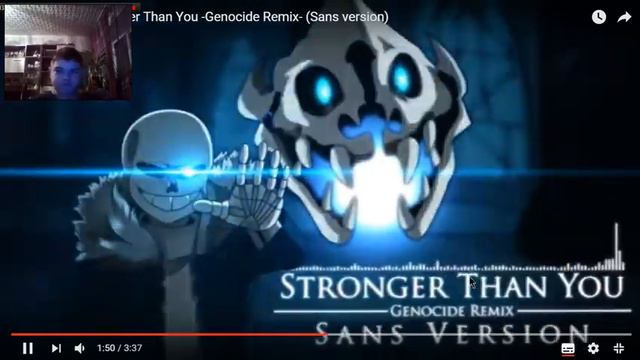 РЕАКЦИЯ 【Undertale】Stronger Than You -Genocide Remix- (Sans version) смотреть онлайн