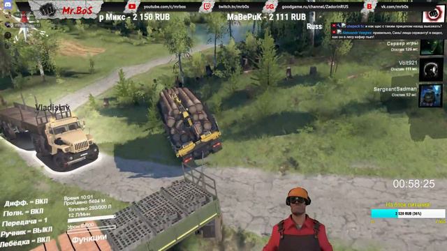 Карта «Blood and Sweat» SpinTires смотреть онлайн