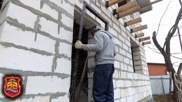 Простой монтаж входной двери / Easy installation of the entrance door