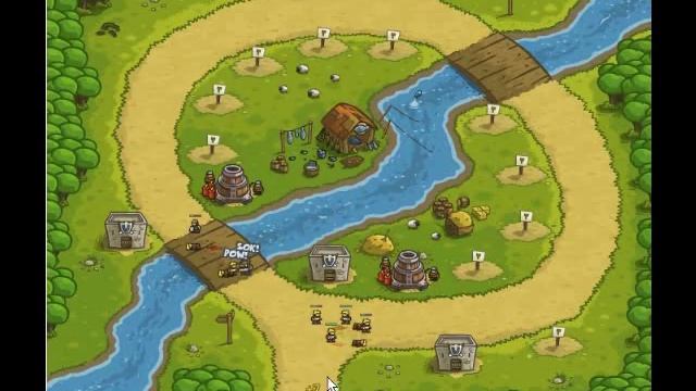 Kingdom Rush Walkthrough - Levels 1-5 - 3 Stars смотреть онлайн