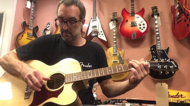 Gibson J-185 EC Modern Walnut смотреть онлайн