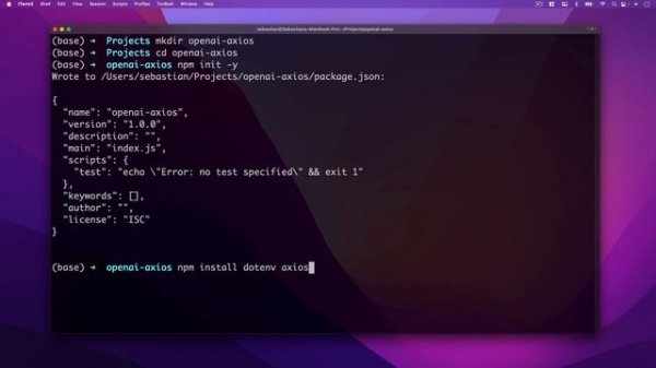 How To Use OpenAI API With Axios And JavaScript