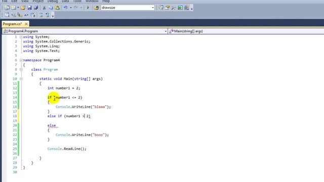 C# tutorial 4 - If statement смотреть онлайн