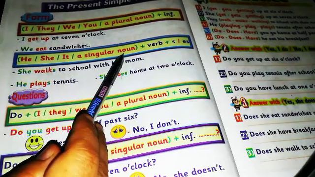 المضارع البسيط present simple tense смотреть онлайн