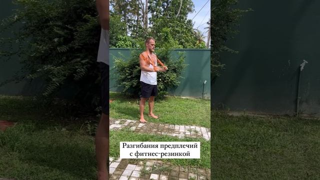 Разгибание предплечий с фитнес-резинкой #трицепс #фитнесрезинка #спорт #фитнесблог смотреть онлайн