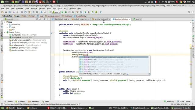 Android - Communiquer avec votre api avec Retrofit смотреть онлайн