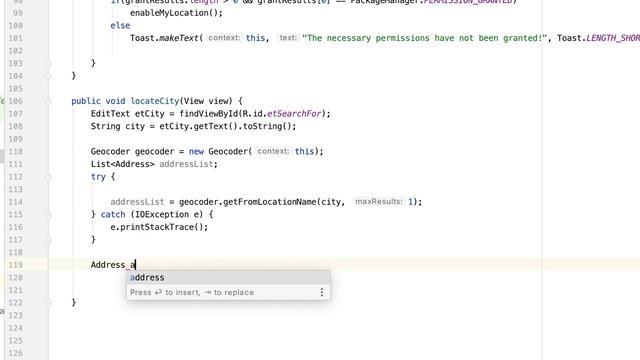 How to implement a 'search' functionality using a map fragment [Episode 4, Part #6/13] смотреть онлайн