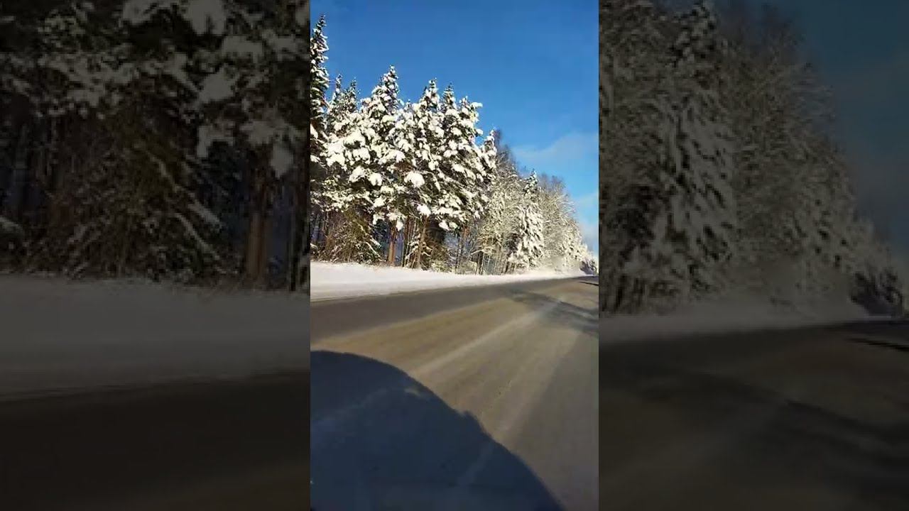 Зимняя дорога в Сибири! смотреть онлайн