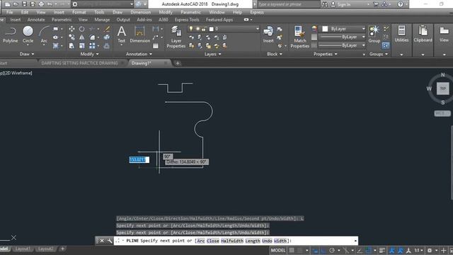 How To Use Polyline Command in AutoCAD in Hindi || AutoCAD Polyline Command Tutorial हिंदी में || смотреть онлайн