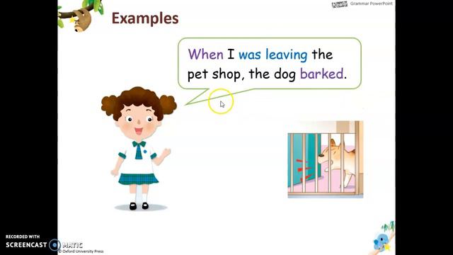 6A Unit 6 Past Continuous Tense with "when" 小學英文 六年級 смотреть онлайн