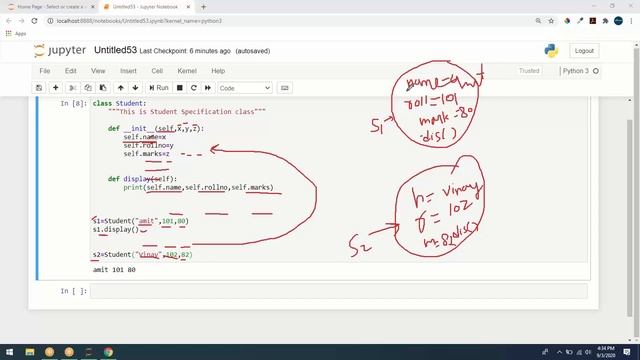 Constructor in Python | Types of Constructor | Why we need Constructor | instance variable смотреть онлайн