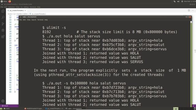Create threads in Linux смотреть онлайн