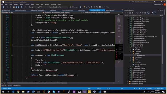 Implementing a SaaS module in Orchard Core смотреть онлайн