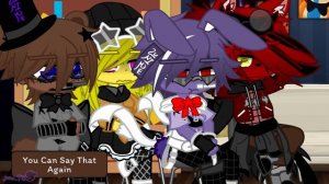 FNAF 1 Reacts To An Interview With Springtrap & Golden Freddy | FNAF | (Gacha Club)