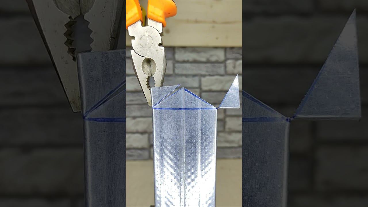 Обязательно запомни эту хитрость! Как легко соединить профиль для гипсокартона с доской? #shorts смотреть онлайн