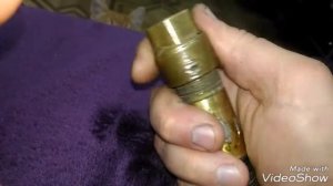 Сопло для пескоструя из газового крана.