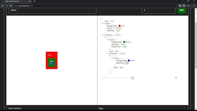 How to Make a Piece of Structured Art Using JSON and CSS Attributes смотреть онлайн
