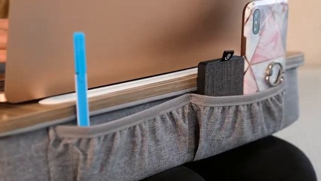 HUANUO | Lap Laptop Desk - Portable Lap Desk With Pillow Cushion, Fits Up To 15.6 Inch Laptop