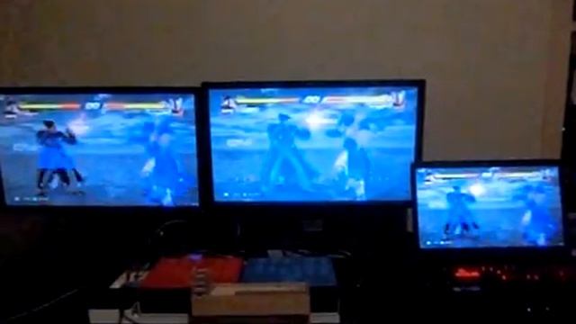 Tekken 7 PC (left) vs PS4 (centre) Vsync off 1.10 input lag смотреть онлайн