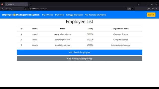 Employee Management System For University | JAVA Project Using Spring Boot JPA + Spring Security | смотреть онлайн